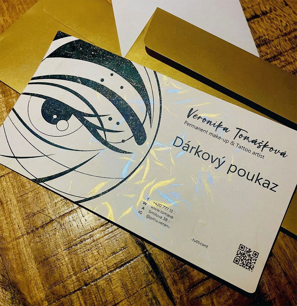 dárkový poukaz Tomavera